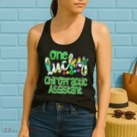 One Lucky Chiropractic Assistant St Patricks Day Nurse Women's Tank Top thumb 2