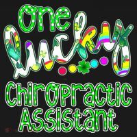One Lucky Chiropractic Assistant St Patricks Day Nurse Women's Long Sleeve Shirt thumb 2