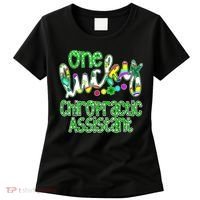 One Lucky Chiropractic Assistant St Patricks Day Nurse Women's T-Shirt thumb 0