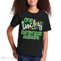 One Lucky Chiropractic Assistant St Patricks Day Nurse Kids T-Shirt thumb 2