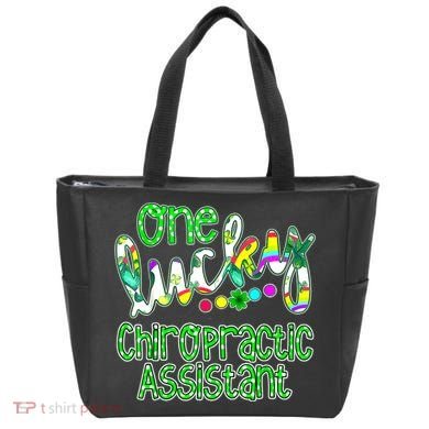 One Lucky Chiropractic Assistant St Patricks Day Nurse Tote Bag