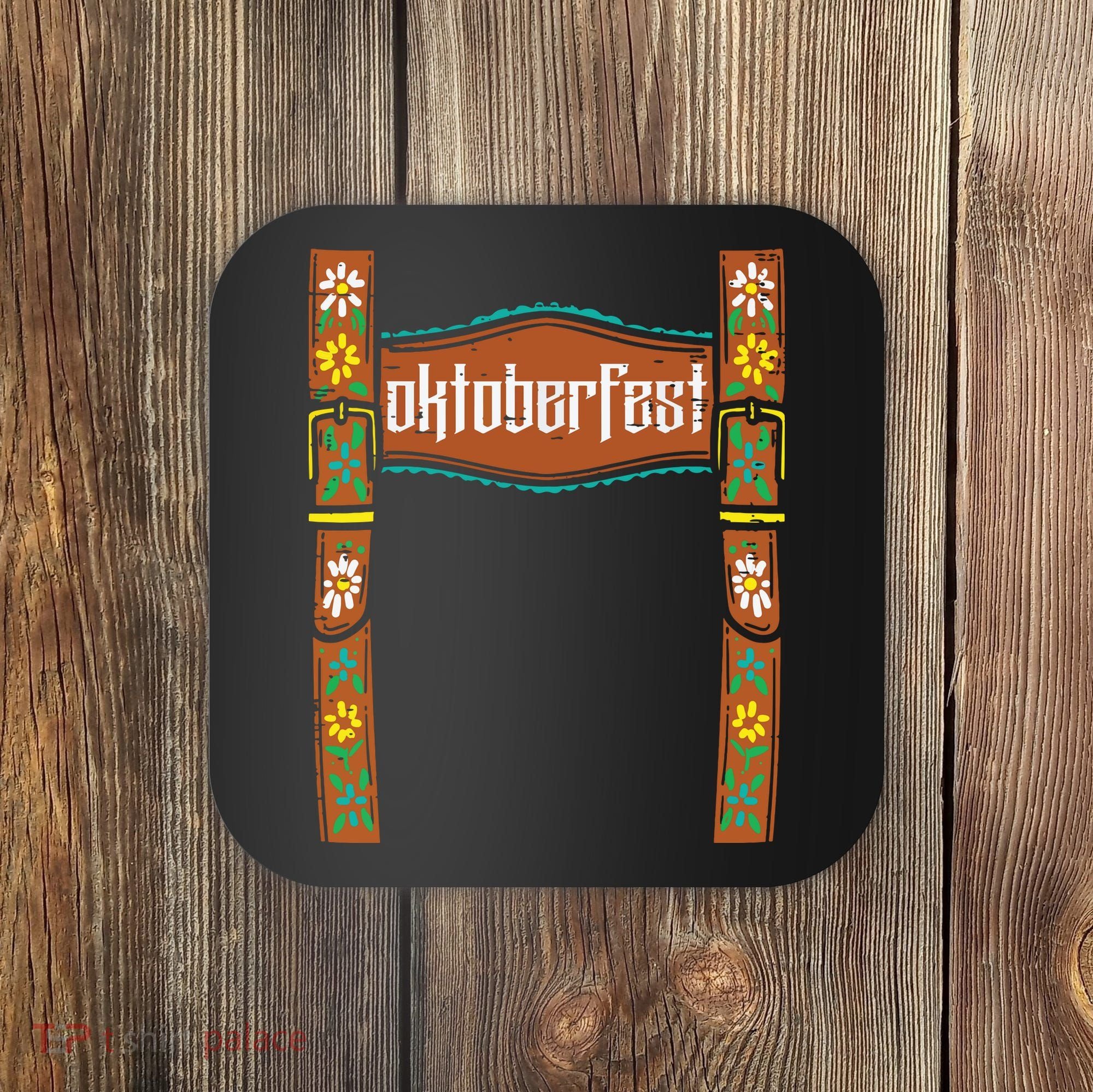 Oktoberfest Lederhosen Costume Cute German Bavarian Coaster