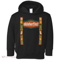 Oktoberfest Lederhosen Costume Cute German Bavarian Toddler Hoodie thumb 0