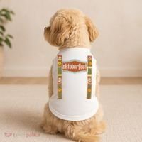 Oktoberfest Lederhosen Costume Cute German Bavarian Doggie Tank thumb 2