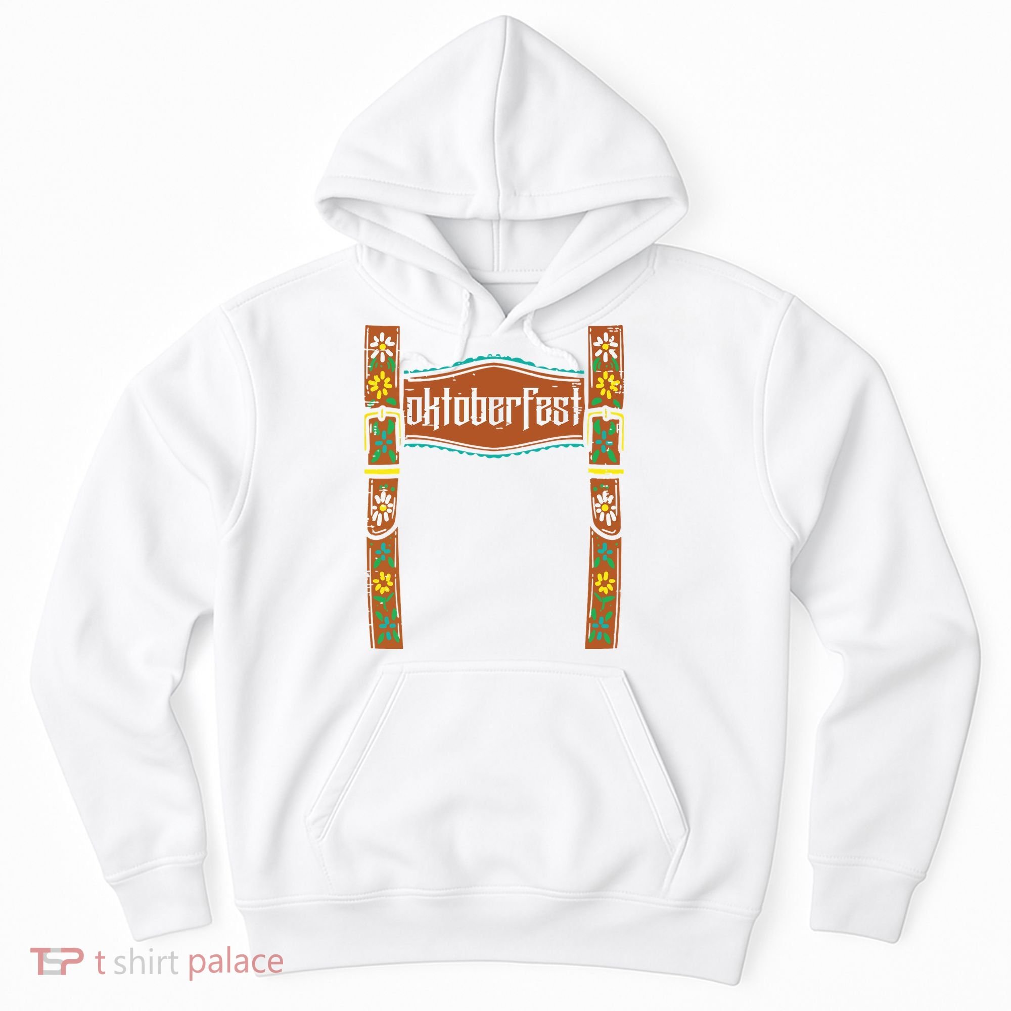 Oktoberfest Lederhosen Costume Cute German Bavarian Hoodie