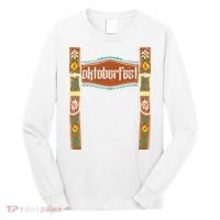 Oktoberfest Lederhosen Costume Cute German Bavarian Long Sleeve Shirt thumb 0