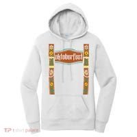 Oktoberfest Lederhosen Costume Cute German Bavarian Women's Hoodie thumb 0