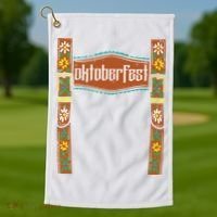 Oktoberfest Lederhosen Costume Cute German Bavarian Golf Towel thumb 1