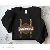 Oktoberfest Lederhosen Costume Cute German Bavarian Sweatshirt thumb 2