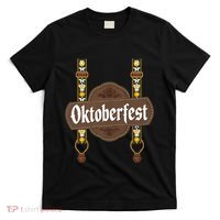 Oktoberfest Lederhosen Costume Cute German Bavarian T-Shirt thumb 0