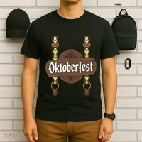 Oktoberfest Lederhosen Costume Cute German Bavarian T-Shirt thumb 6