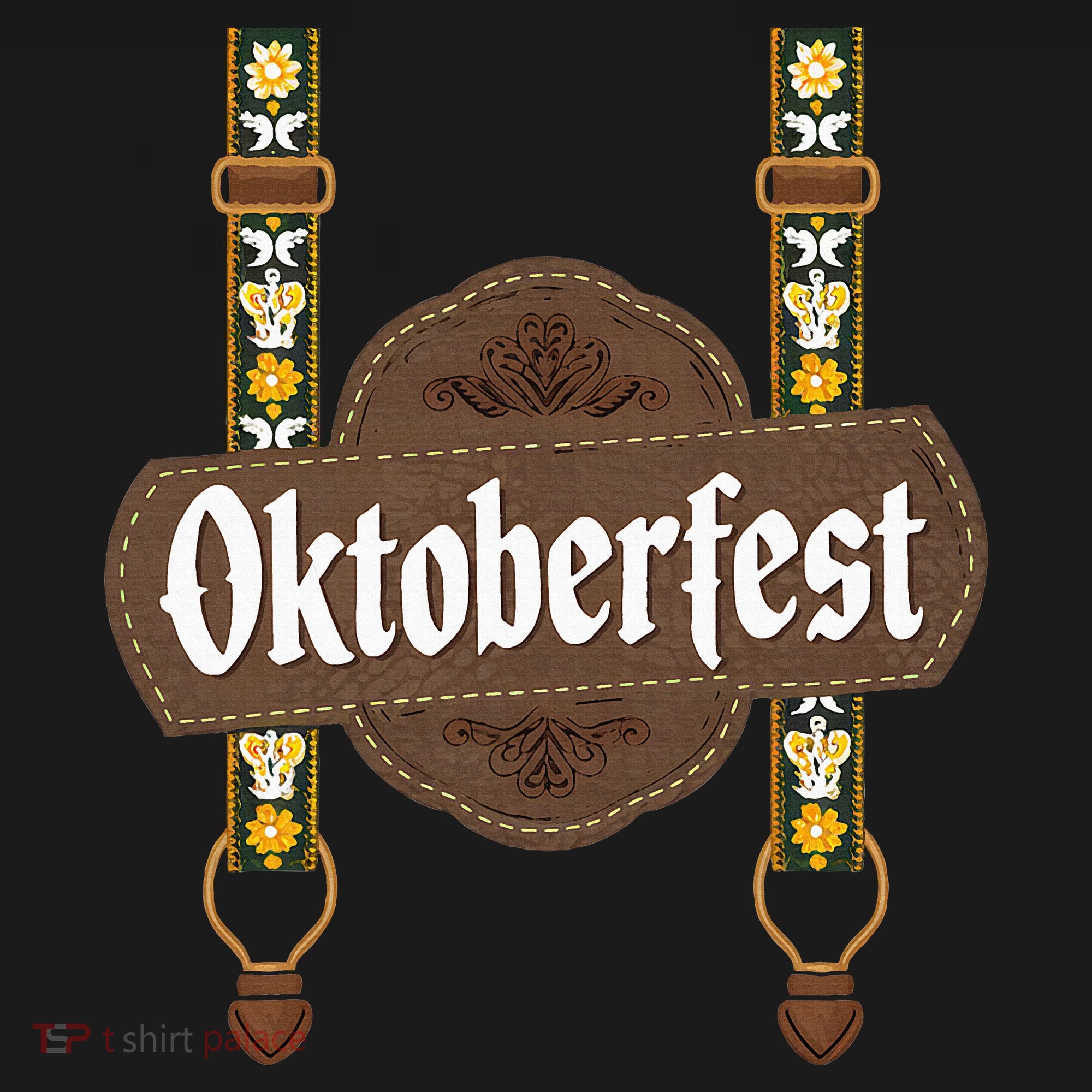 Oktoberfest Lederhosen Costume Cute German Bavarian Polo