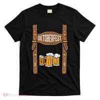 Oktoberfest Lederhosen Costume German Bavarian Festival T-Shirt thumb 0