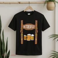 Oktoberfest Lederhosen Costume German Bavarian Festival T-Shirt thumb 2