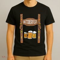 Oktoberfest Lederhosen Costume German Bavarian Festival T-Shirt thumb 3