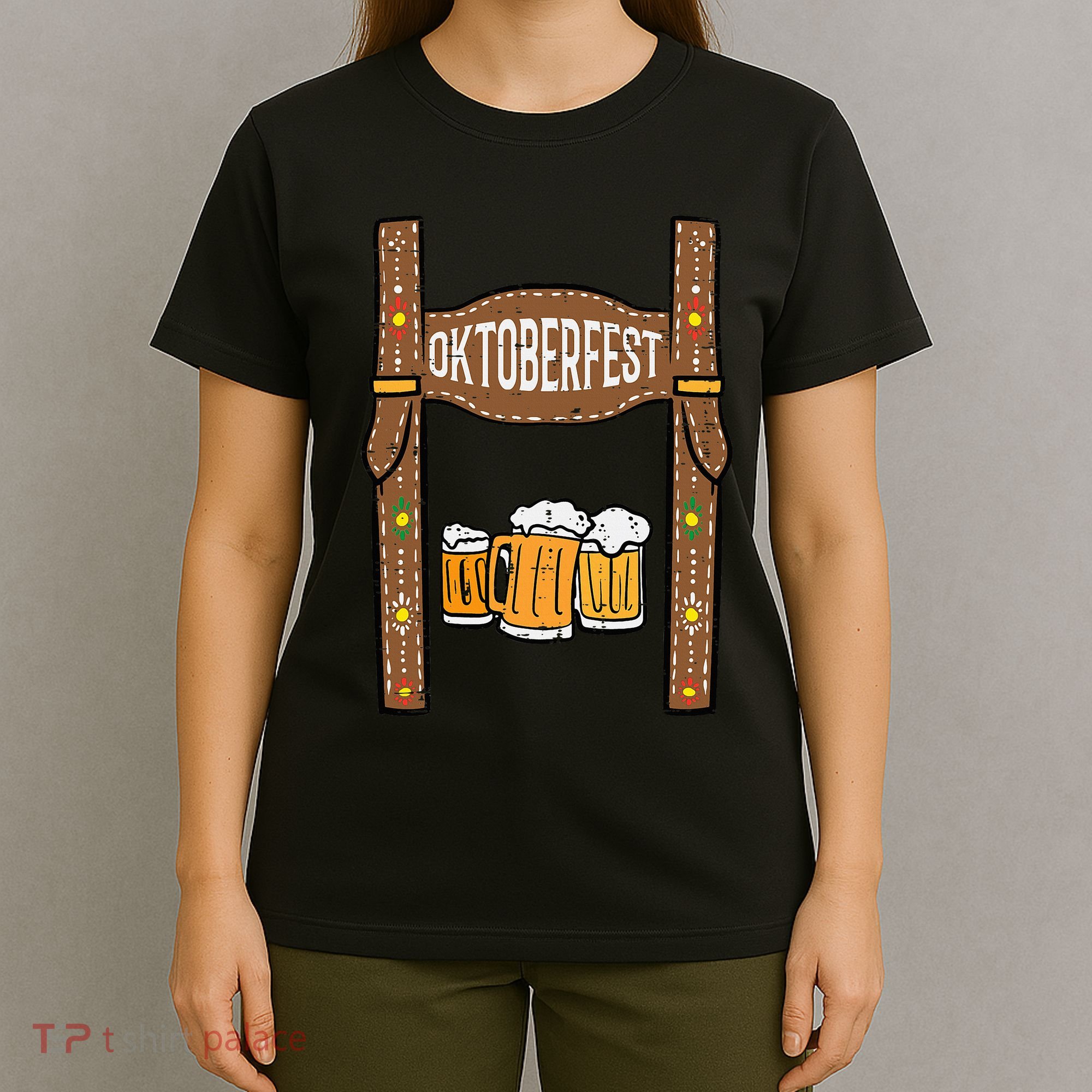 Oktoberfest Lederhosen Costume German Bavarian Festival T-Shirt