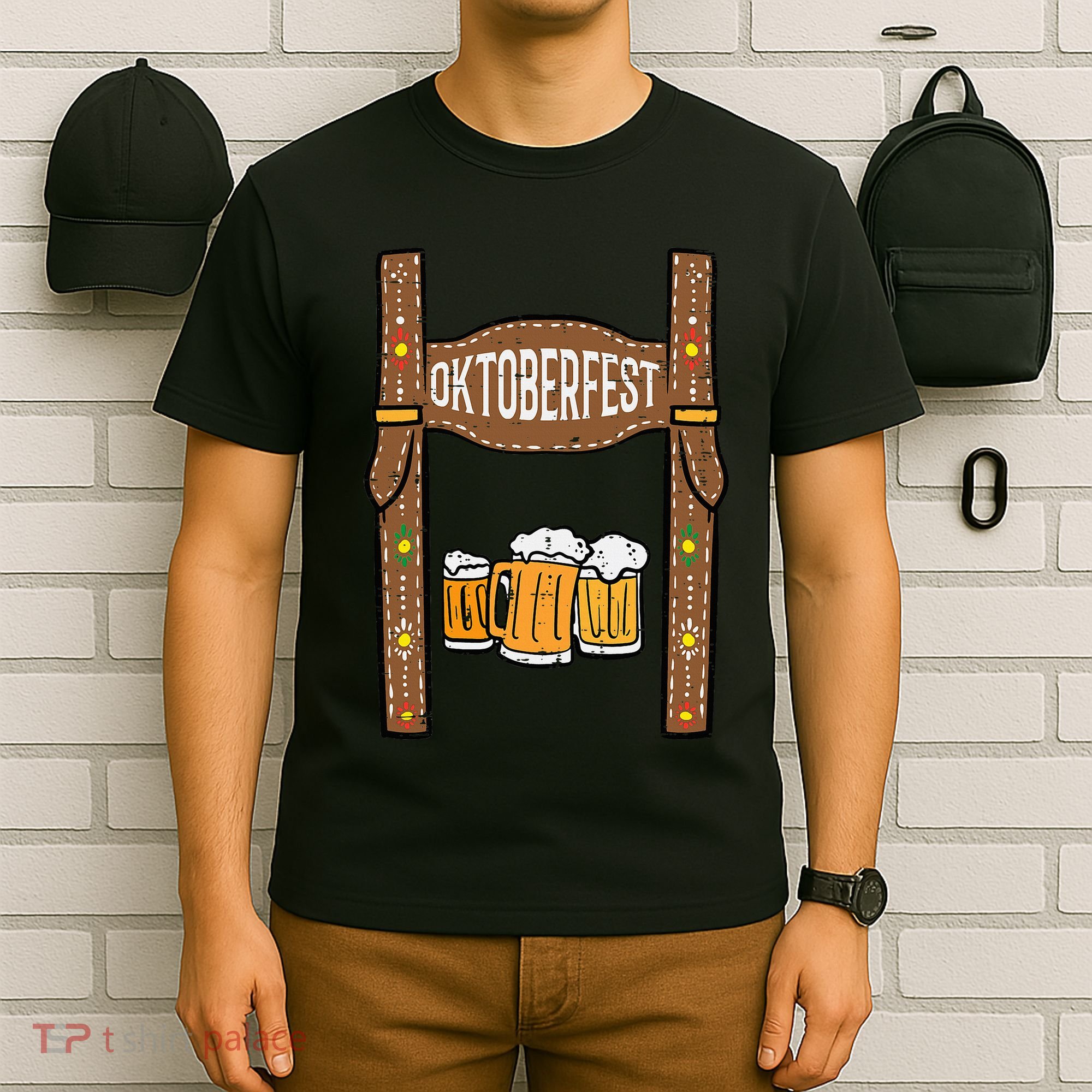 Oktoberfest Lederhosen Costume German Bavarian Festival T-Shirt