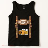 Oktoberfest Lederhosen Costume German Bavarian Festival Tank Top thumb 2