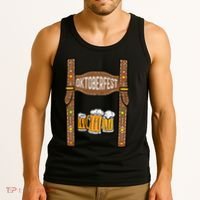 Oktoberfest Lederhosen Costume German Bavarian Festival Tank Top thumb 3