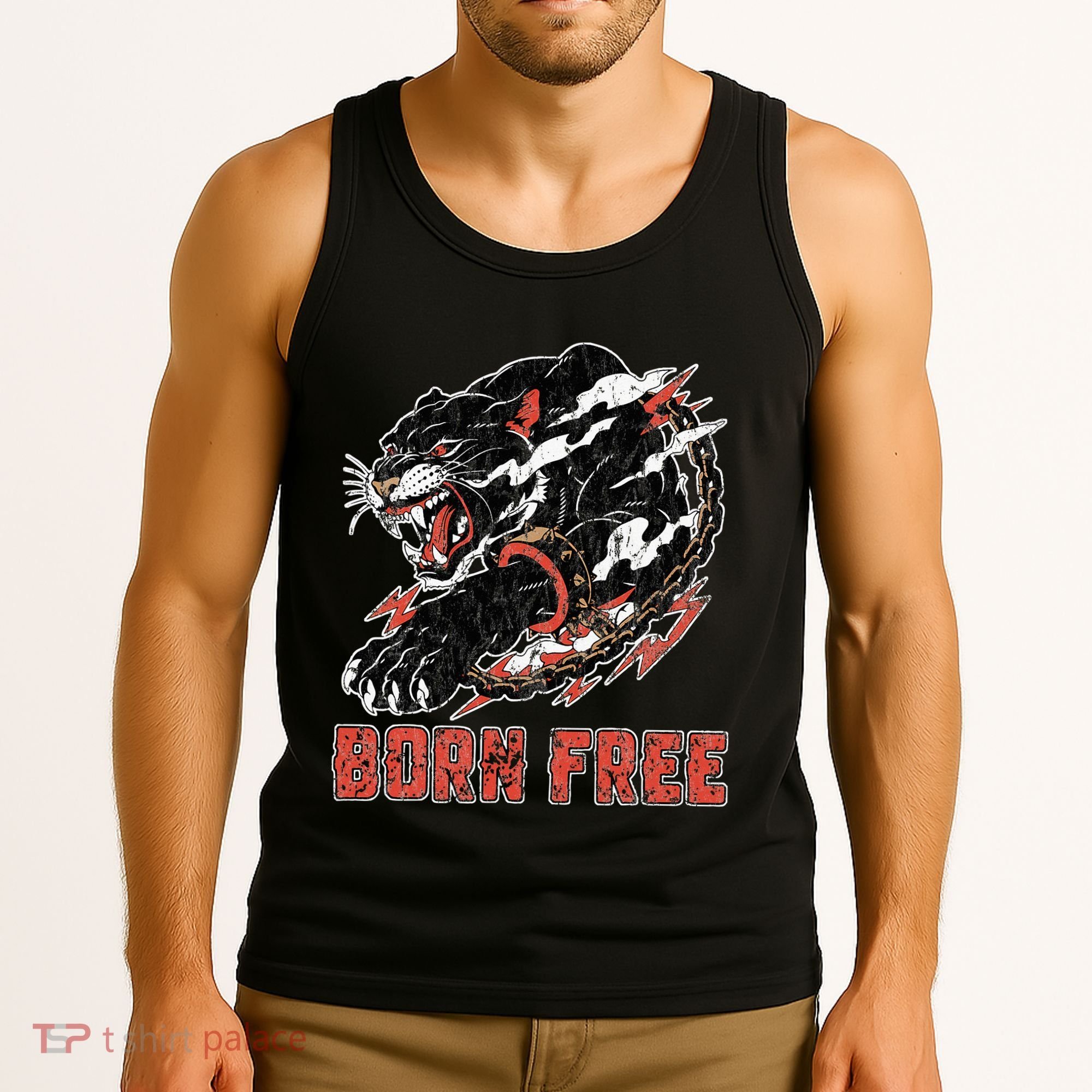 Orange Landscape Cool Graphic S 6xl Graphic Tank Top