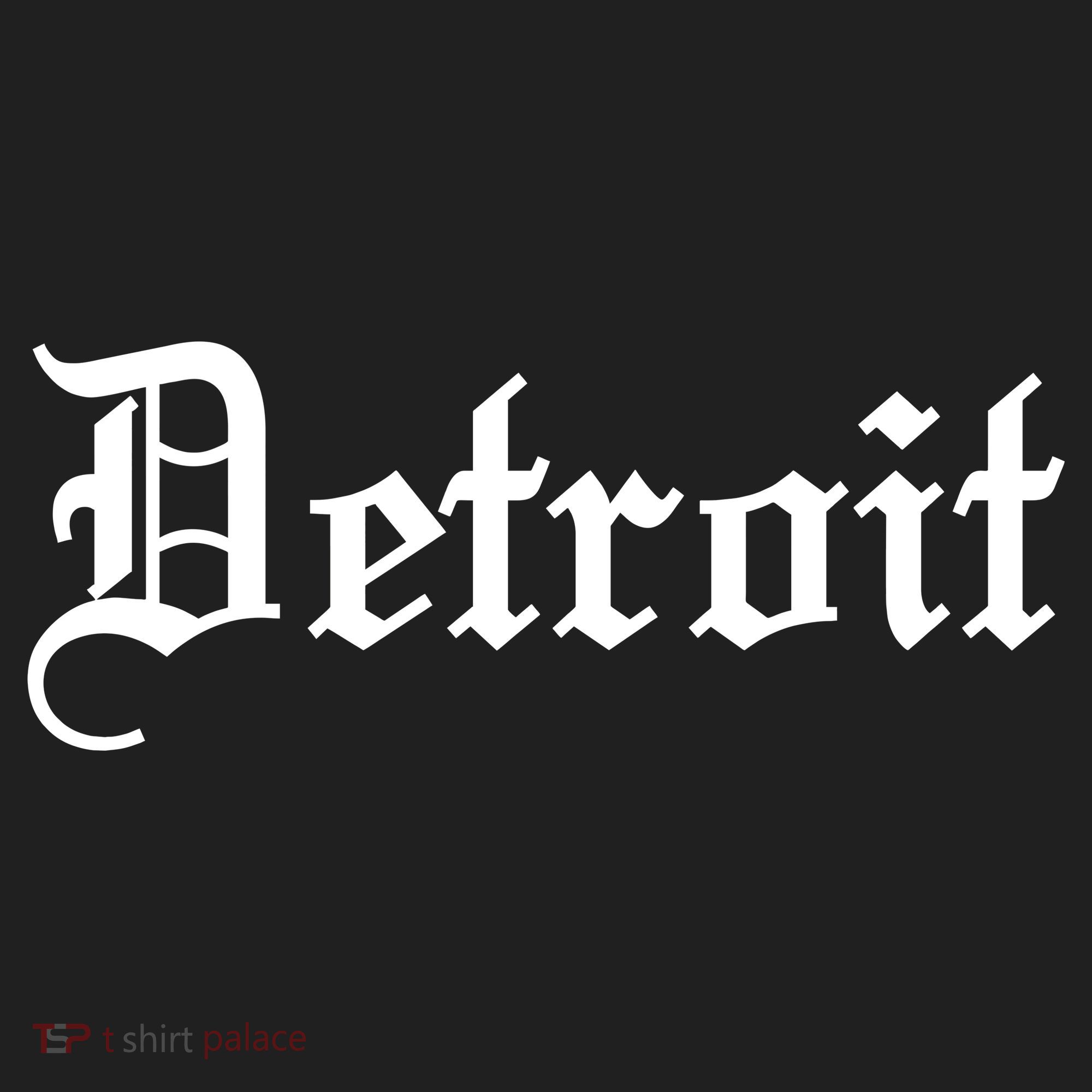 Old English Detroit D Michigan Logo Comfort Colors Heavyweight Long Sleeve T-Shirt