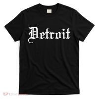 Old English Detroit D Michigan Logo T-Shirt thumb 0