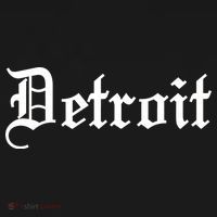 Old English Detroit D Michigan Logo V-Neck T-Shirt thumb 3