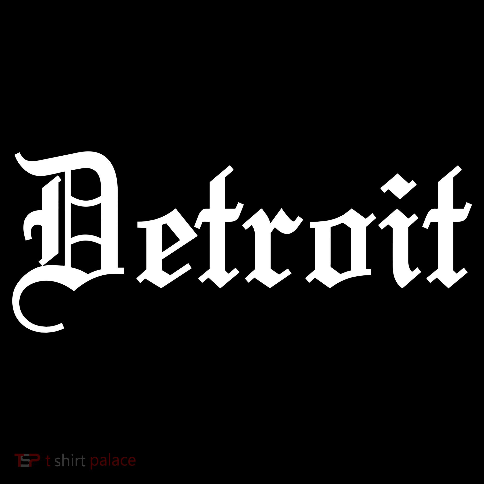 Old English Detroit D Michigan Logo Women's Hoodie