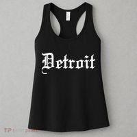 Old English Detroit D Michigan Logo Women's Tank Top thumb 3