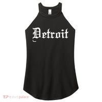 Old English Detroit D Michigan Logo Women's Perfect Tri Rocker Tank thumb 0