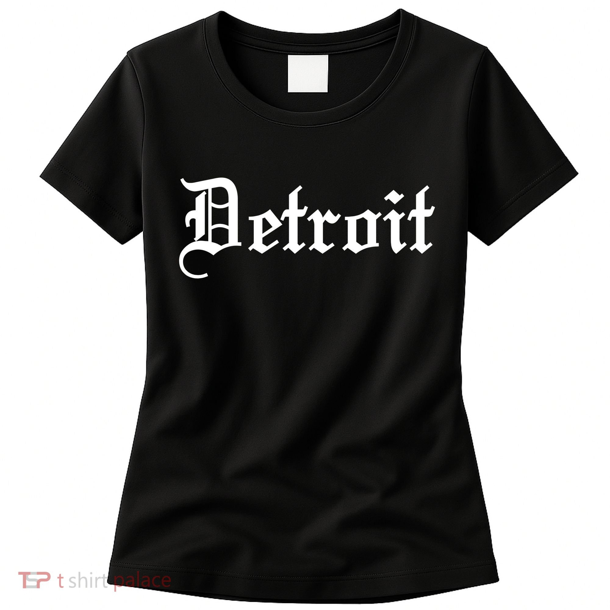 Old English Detroit D Michigan Logo Women's T-Shirt