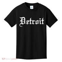 Old English Detroit D Michigan Logo Kids T-Shirt thumb 0