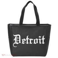 Old English Detroit D Michigan Logo Tote Bag thumb 0