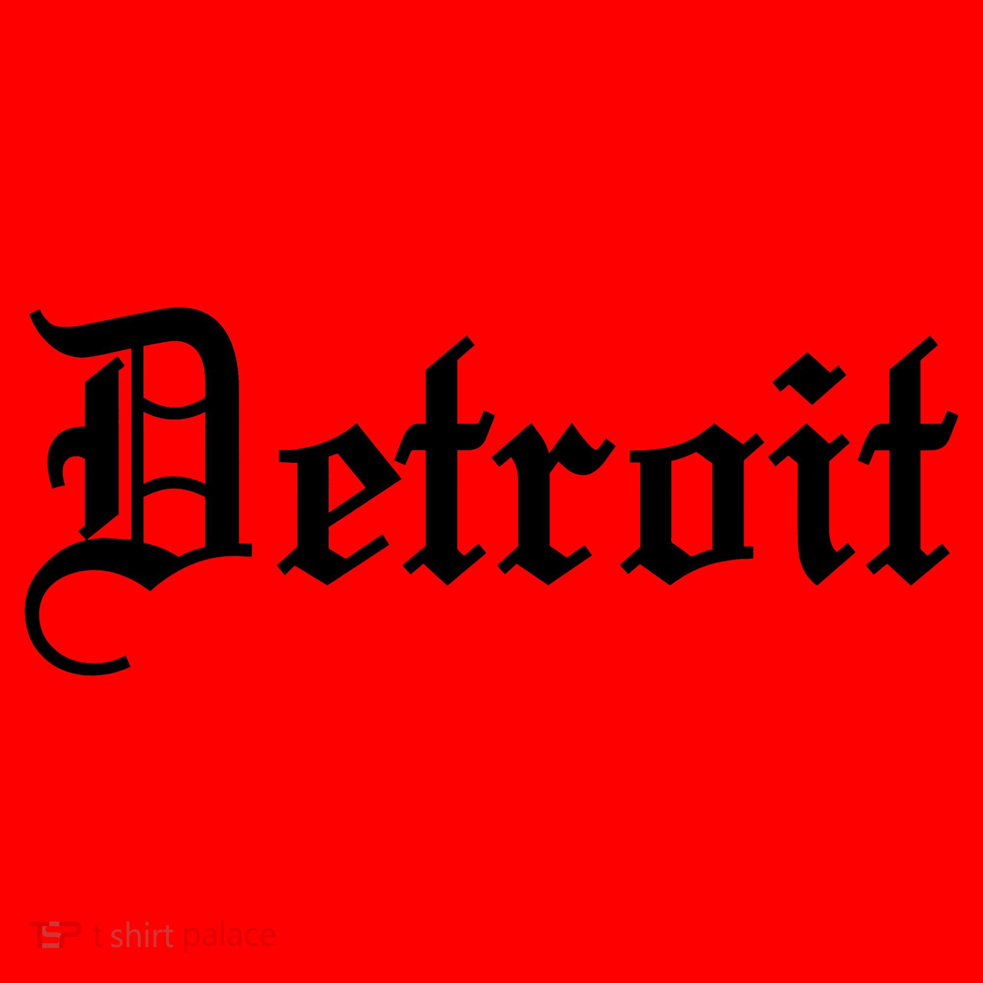 Old English Detroit D Michigan Logo Santa Hat