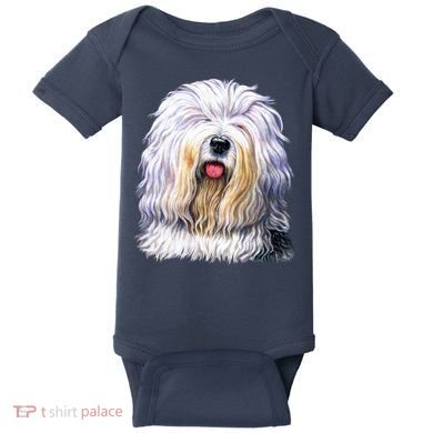Old English Sheepdog Baby Bodysuit
