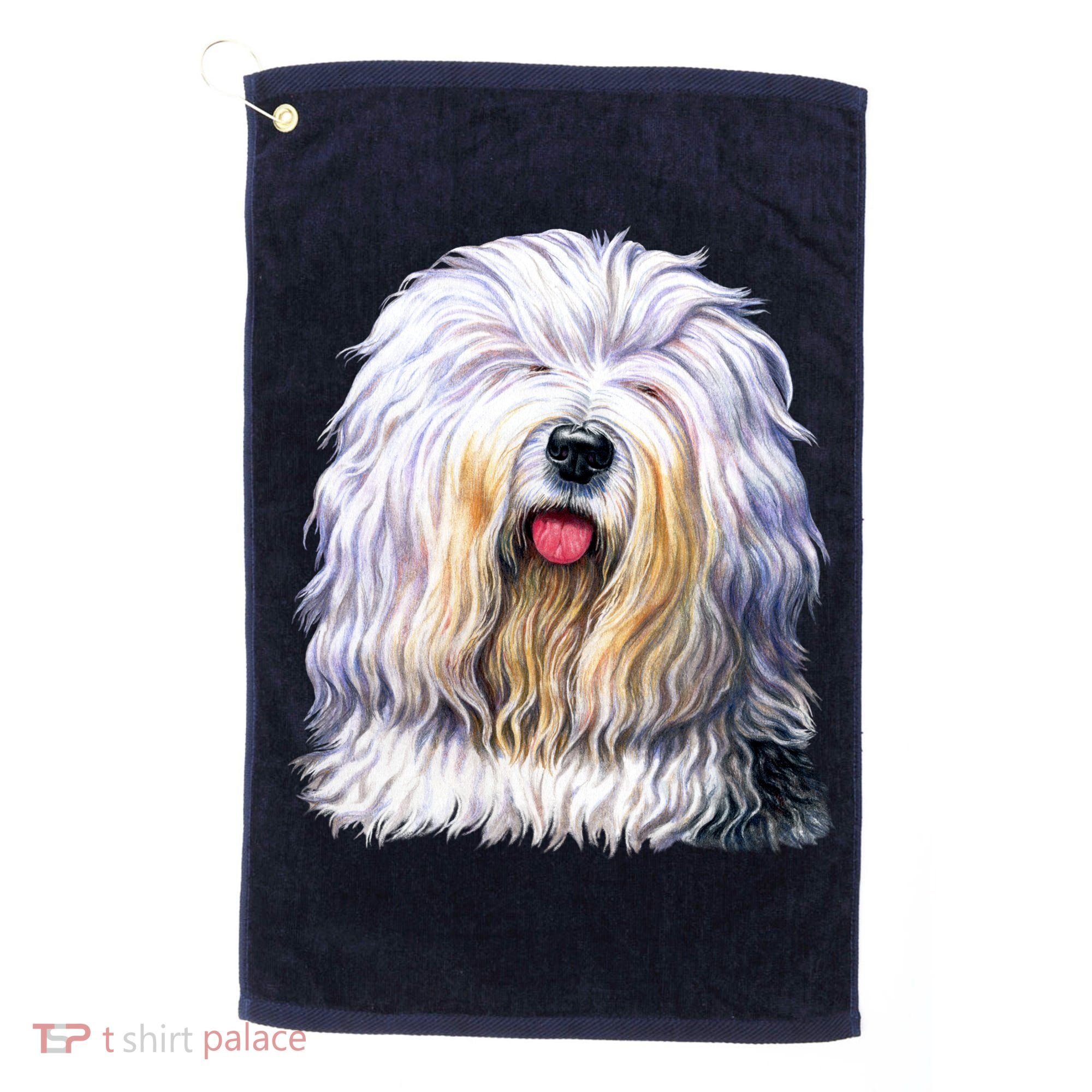 Old English Sheepdog Golf Towel