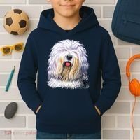 Old English Sheepdog Kids Hoodie thumb 2