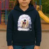 Old English Sheepdog Kids Hoodie thumb 3
