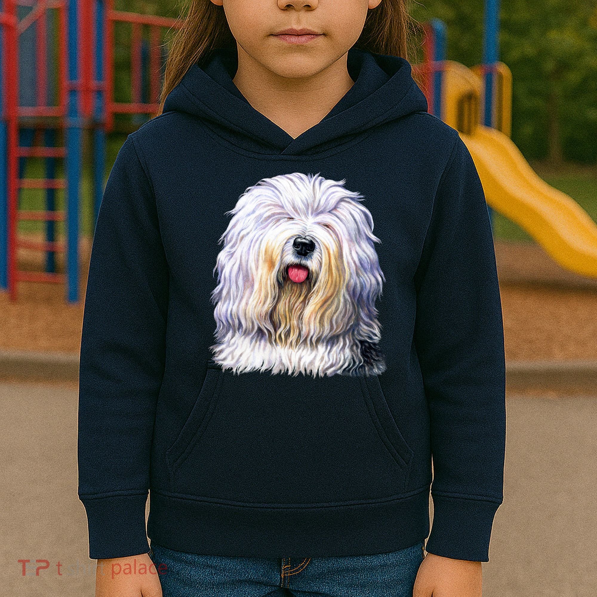 Old English Sheepdog Kids Hoodie