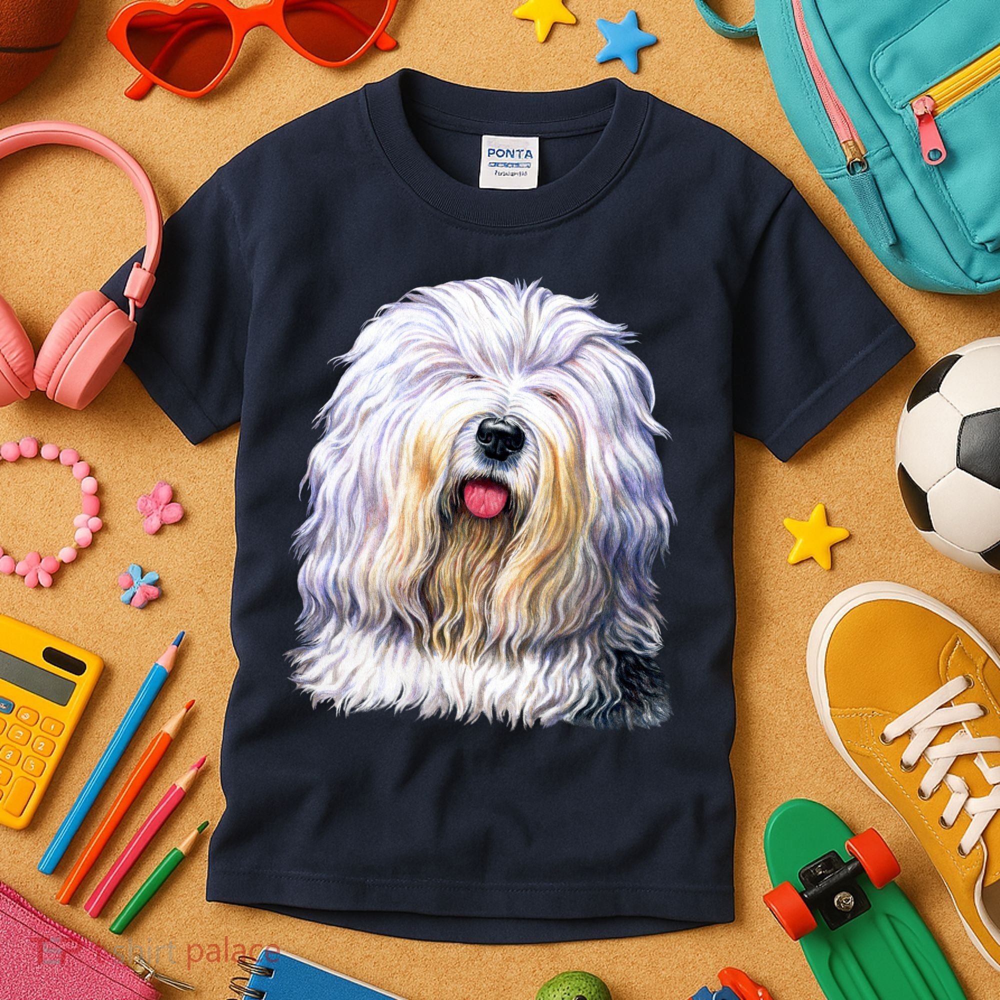 Old English Sheepdog Kids T-Shirt