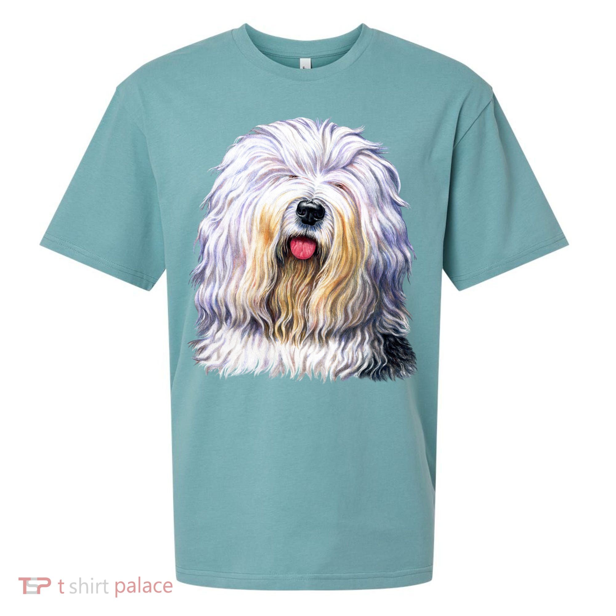 Old English Sheepdog Sueded Cloud Jersey T-Shirt