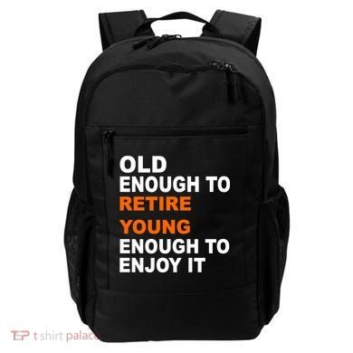 Old Enough To Retire Young Backpack