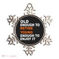 Old Enough To Retire Young Ornament thumb 0