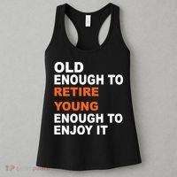 Old Enough To Retire Young Women's Tank Top thumb 3