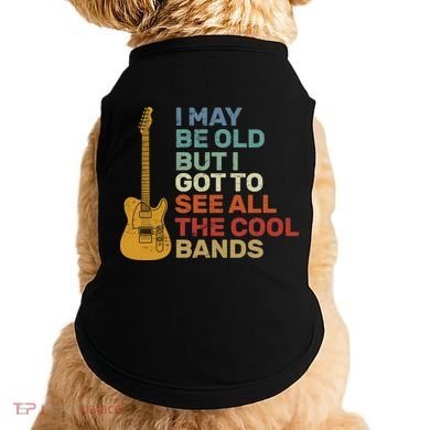 Old Guitarist The Cool Bands Doggie Tank