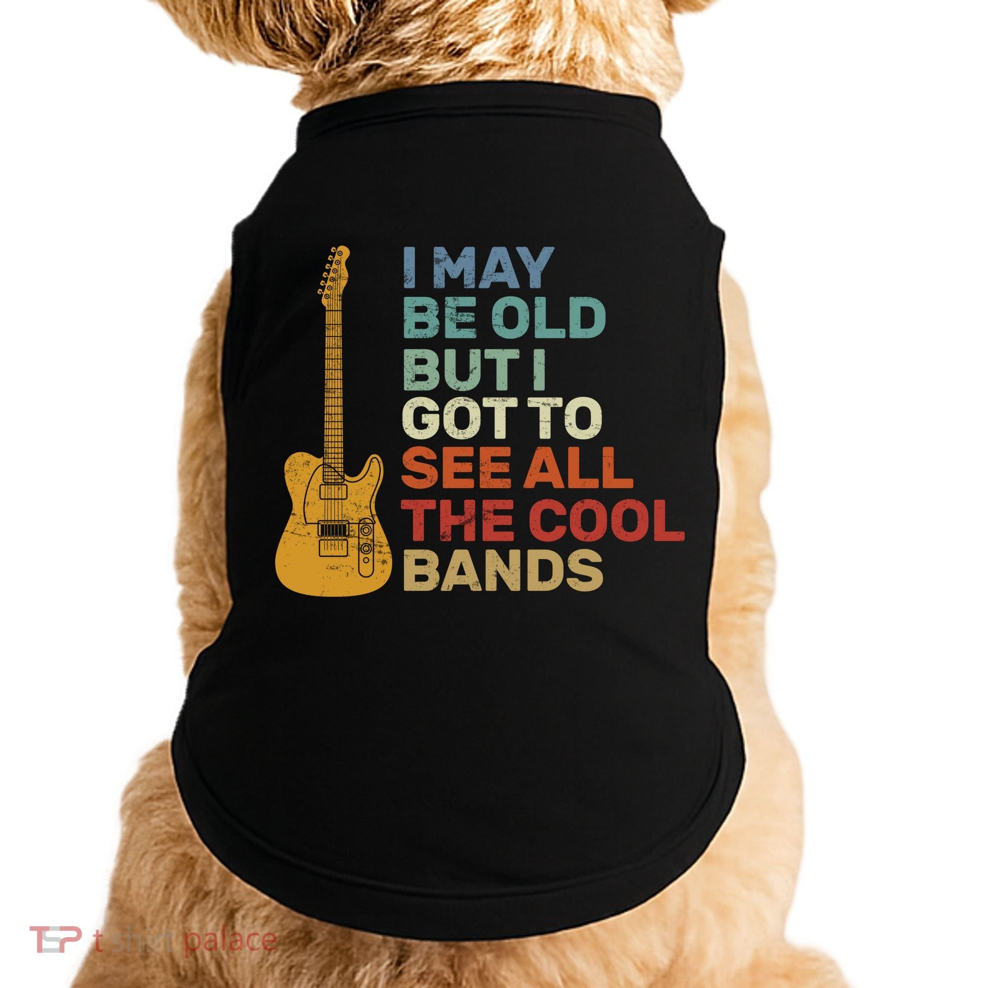 Old Guitarist The Cool Bands Doggie Tank