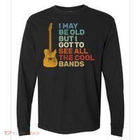 Old Guitarist The Cool Bands Comfort Colors Heavyweight Long Sleeve T-Shirt thumb 0