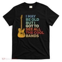 Old Guitarist The Cool Bands T-Shirt thumb 0