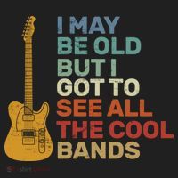 Old Guitarist The Cool Bands Beanie thumb 2