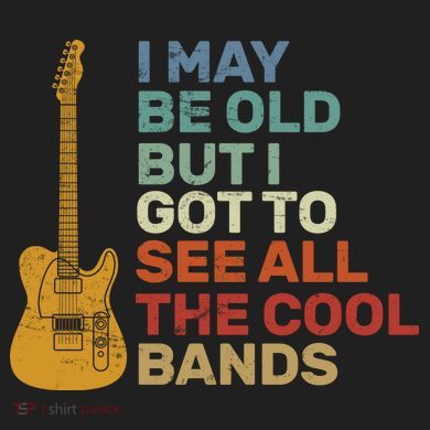 Old Guitarist The Cool Bands Tumbler